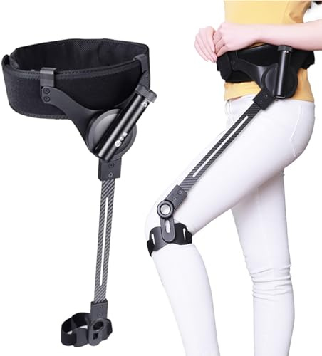 Gånghjälp, Exoskeleton kraftgånghjälpmedel, hjälpmedel, hjälpmedel, hjälpmedel för rörlighet för funktionshindrade och äldre benpromenader träning promenadassistans (vänster ben, M)