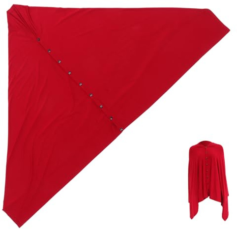 ARTSEWPLY Copri Allattamento Poncho in Cotone Traspirante Bottoni Regolabili, Sciarpa per Allattamento Ragazzo Ragazza, Copertura Privacy per Uso Indoor e Outdoor