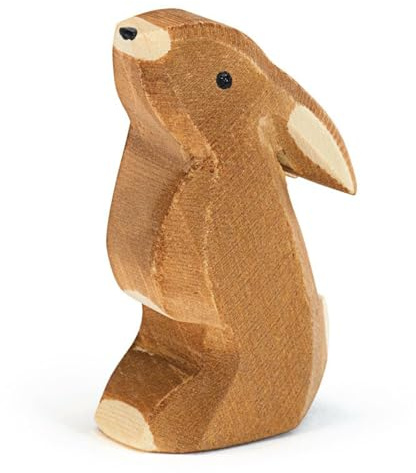 OSTHEIMER 15004 Hase Ohr tief aus Holz Höhe 5cm Tiere in Wald & Flur