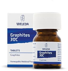 Weleda Graphites 30 C Homeopathic Remedy 125 Tablets Lactose Sucrose | Without approved therapeutic indications, Always read label, Homeopathic tradition potency