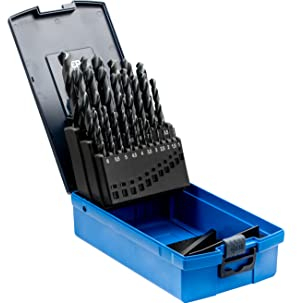 PFERD Spiralbohrer-Set STEEL, 25-tlg. | Ø 1-13 mm, HSS-G N, DIN 338, 118° | 25203702 – universell einsetzbar