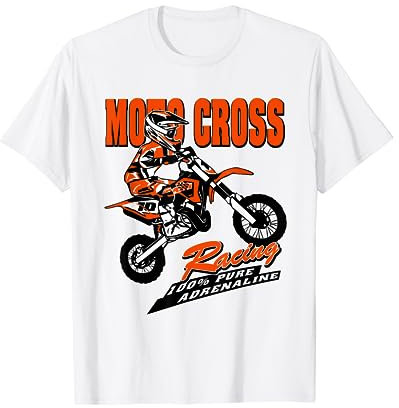 Moto Cross Supercross Enfant Moto Cross T-Shirt