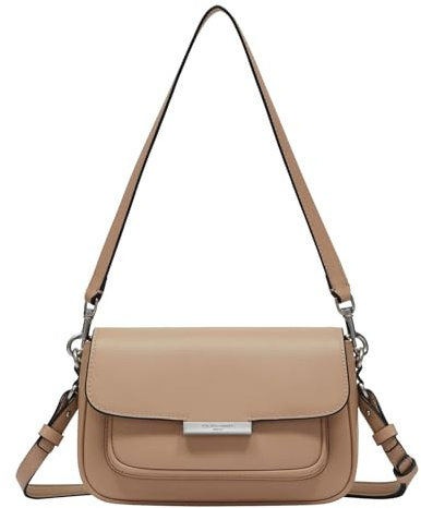 LIEBESKIND Berlin Women's Andrea Calf Optic S Sandy Crossbody