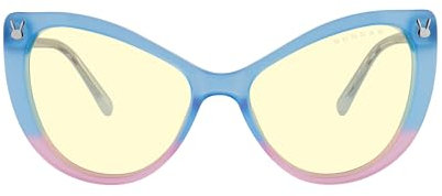 Gunnar Gaming and Computer Eyewear - Overwatch D.vA Tokki Edition - Frame Colour: Spark Crystals, Lens Tint: Clear (Blocks 35% Blue Light & 100% UV Light) - Blue Light Blocking Glasses