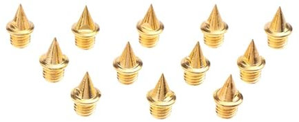 12 Stück Track Field Nadel Silber/Gold/Schwarz Camping Laufs chuh Spikes Spikes Track Field Nadel Outdoor-Werkzeuge Ersatz Teile Schuhs Pikes