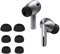 kwmobile 6x Auricolari di ricambio compatibile con Samsung Galaxy Buds 3 Pro Gommini sostitutivi in Silicone - 3 Misure - nero