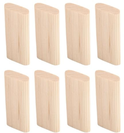 100 tasselli in legno di faggio, tasselli in legno per giunzione di mobili, giunti a coda di rondine forti e stabili, ideali per la lavorazione del legno, falegnameria e costruzione di telai