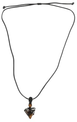 Homoyoyo Tigerauge Anhänger Halskette Damen Natürliches Edelstein Schmuck Pyramidenform Leicht Vielseitig Geschenk Schmuckherstellung