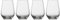 Vivo di Villeroy & Boch Gruppo vocale di Base Highball Tumbler, Set di 4