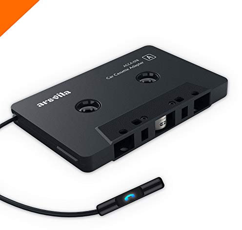 Arsvita Car Audio Bluetooth Cassette Receiver Tape Player Bluetooth 5.0 Cassette Aux Adapter
