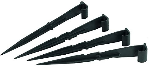 GASMIS 17 cm Lang Bodenanker Befestigung für Tropfschlauch, Erdanker Halterung für Perlschlauch oder Gartenbewässerung, 100 Stück