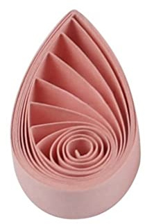 ODETOJOY 120 st pappersremsor 10 mm hantverk quilling-papper 10 mm enfärgade pappersremsor 10 mm (rosa)