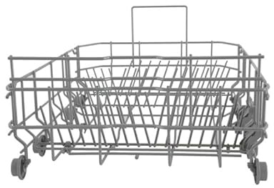 SOS ACCESSOIRE Geschirrspüler-Unterkorb, Weiß oder Edelstahl, Kunststoff, Verstellbarer Unterkorb, Eingebaut, Universal, Glänzend, Dishwasher Rack, Dishwasherunterkorb, 00472925