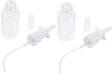 minkissy Spruzzatore Irrigatore Nasale in PET 20 Ml 2 Unità per Lavaggi della Cavità Nasale Portatile
