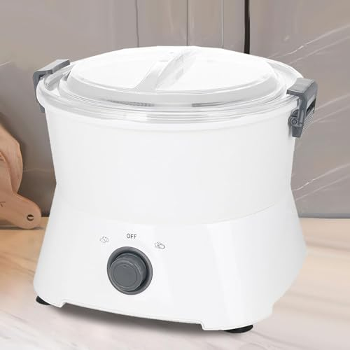 Dfdieratve Pelador de Patatas EléCtrico, Pelador de Verduras Totalmente AutomáTico con un Solo Toque, Lavadora de Patatas PortáTil, Peladora de Patatas MultifuncióN para Cocina