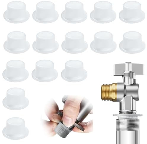 MOVYEE 30 Pezzi Rondelle del Rubinetto,Anello di Tenuta in Silicone per 1/2 inch Universale Rubinetti,Guarnizione per Temperature dell'Acqua Comprese tra 0-100°C (Stile 1)