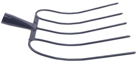 YARNOW Attrezzo Agricolo Per Letame in Metallo Attrezzo Da Giardinaggio Per Concime Strumento Agricolo Per Esterni e Manutenzione Prati