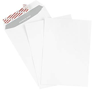 SCHÄFER SHOP Versandtaschen. haftklebend. ohne Fenster. C4. 90 g/m². 250 Stück. Papier. weiß