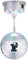 Lunartec Spiegelkugel: Selbstdrehende Discokugel mit Sockel und 18 farbigen LEDs, Ø 15 cm (Discokugel Batterie, batteriebetrieben, LED Leuchten)