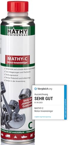 MATHY-C Motor-Innenreiniger (400 ml) - Motorspülung und Motor Innenreinigung für Diesel und Benzin Motoren - Motorreiniger Dichtungsneutral