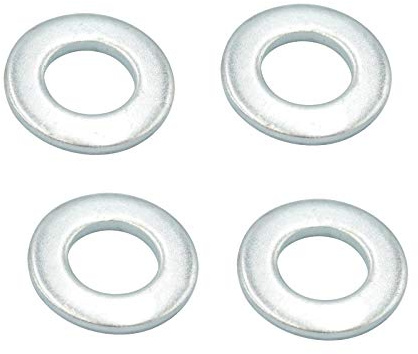 D2D | VPE: 4 Stück - Unterlegscheiben Form A - Größe: M20 (Innen: 22 mm) - DIN 125 aus Stahl galv. verzinkt - Beilagscheiben Unterlagscheiben