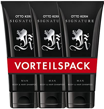 Otto Kern® Signature Man I Vorteilspack Duschgel - exklusiver Duft - lang anhaltendes Frischegefühl I 3 x 200ml Duschgel