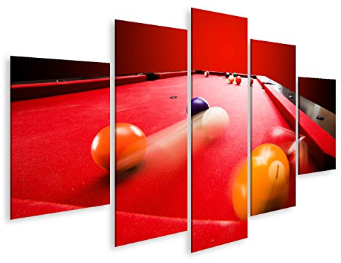 islandburner Prime Bild auf Leinwand Billard Pool Spiel In Bewegung Bilder Wandbilder Poster