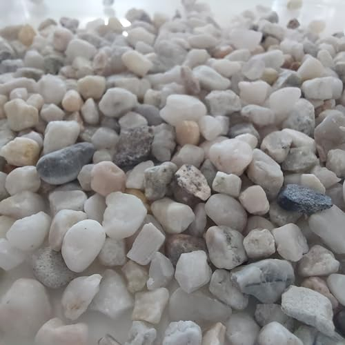 cemcon Aquarium-Junkies Aquarienkies, Bodengrund Natur, 25 kg Sack (4-6 mm)