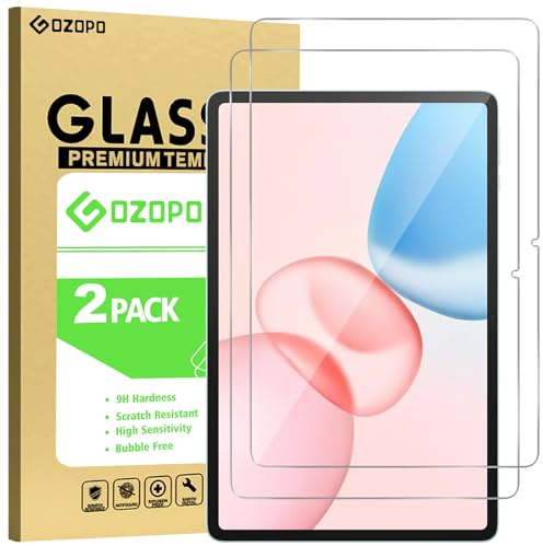 GOZOPO 2-Pack Screen Protector for HONOR Pad 10 / HONOR Pad 9 (12.1 Inch) | 9H Hardness Anti-Scratch HD Clear Tempered Glass Film