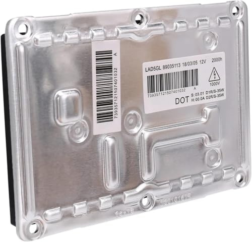 ANRAM Xenon Ballast Headlight pour Audi A4 S4 B6 D1S D2S LAD5GL,Ballast De Phare Caché Au Xénon De Voiture,Module Commande Xénon