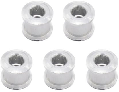 YAOGUI 5pcs Singolo Corona Bulloni Mountain Biciclette Corona Bulloni Singola Velocità Chainwheel Viti Accessori Ciclismo Bulloni Corona Bici