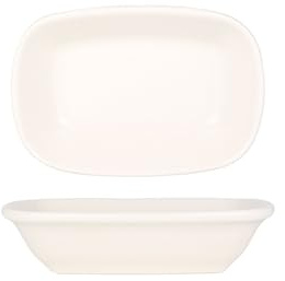 Bonna Placa de servicio - Gourmet - Porcelana - 14x10 cm - juego de 2