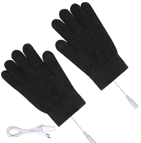 Heating Gloves for Women - USB Electric Touchscreen Mittens - Winter Gloves | for Men Women Kids Camping Football Motorcycle Work Running
