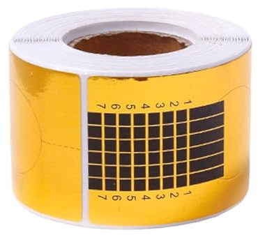 Outil professionnel d'extension d'ongles français avec motif fer à cheval rectangulaire, papier enduit hautement transparent pour manucure légère, utilisation en salon de manucure, outils à ongles