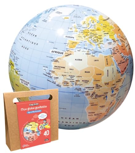 CalyGlobe - Mon globe gonflable Pays et villes du monde - Français - ref 009KF