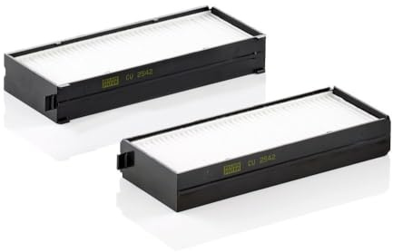 MANN-FILTER CU 2542-2 Innenraumfilter/Kabinenluftfilter (2er Set) - für Pkw + Transporter