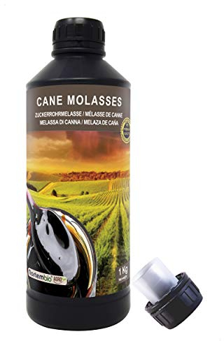 Nortembio Agro Cane Molasses 1kg 100% Natural Unsulphured Molasses for Plants, Soil Conditioner for Crops, Gardens & Greenhouses, Improves Nutrient Uptake & Soil Quality