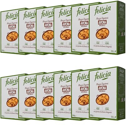 Felicia Mezzi Rigatoni Con Avena - 340 g
