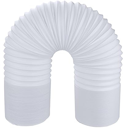 Tuyau de Climatiseur Portable, Tuyau Climatiseur Mobile, Diamètre de 150mm Longueur de 1,5m, Tuyau Evacuation Climatiseur Mobile, Kit Pour Climatiseur Mobile, Tuyau D'échappement (1,5M)