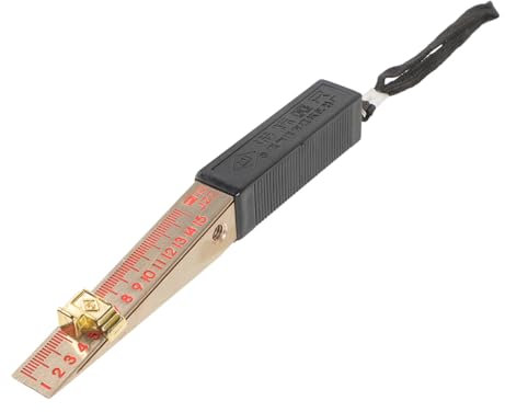Healeved Wedge Feeler Gauge for Welding Thickness and Gap Measuring Tool Taper Gauge for Inspection Measure Wedge-shaped