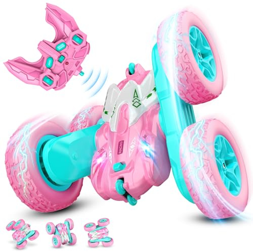 Braxel Rosa Ferngesteuertes Auto Geschenk Mädchen 3-8 Jahre, Spielzeug Ab 3-9 Jahre Geschenke Für Mädchen 4-8 Jahre Geburtstagsgeschenk Für Kinder Outdoor Spielzeug