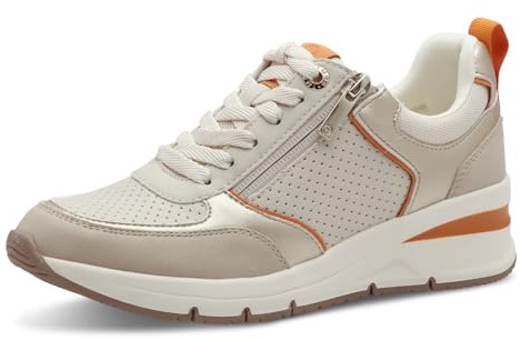 Tamaris Schnürer Damen Vegan sportlich orange,EU 40