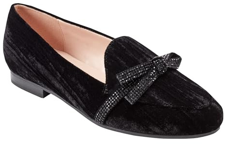 Bandolino Women's Jayme Loafer, Black Velvet 001, 9