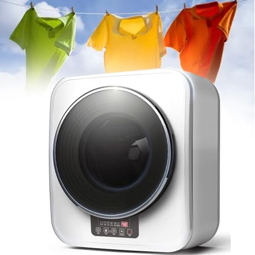 DDZJTPP Mini Machine à Laver Automatique 3 Kg,Lavage Et Séchage Intelligents à Rouleaux,laveuse électrique compacte Murale, Mini sécheuse,pour Appartements Et Petits Espaces