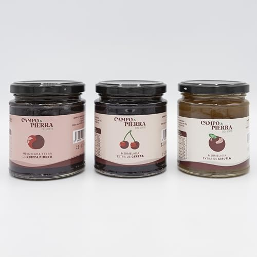 Mermeladas Artesanales (Conserva) - Cereza, Picota y Ciruela (6 Unidades)