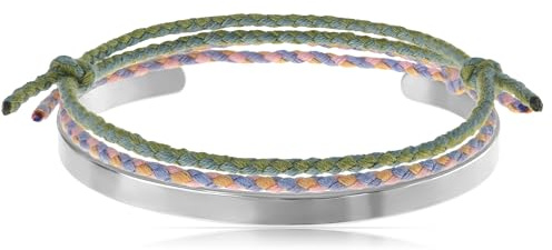 Made by Nami Bracciali Uomo Set 5 Pezzi - Nylon Perline Colorate Boho Impermeabile Surfer Festival Estivo