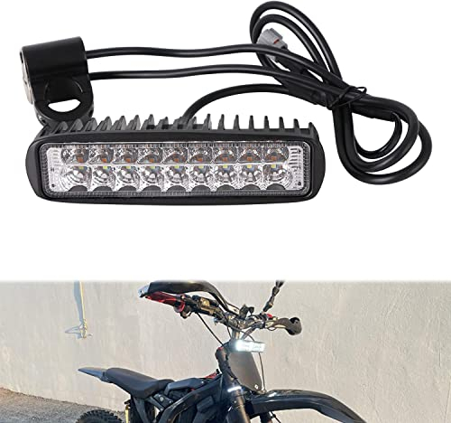 JFG RACING Motorcycle Headlight,Long Headlamp Waterproof Headlight Front Light with Switch for Sur Ron Sur-Ron Light Bee S/X X160 X260