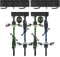 Sinoer Bike Storage Rack, Bike Hangers, 4 Bicycles + 2 Helmets, Bike wall mount, bike racks, Bike Hooks,Vertical Bike Hanger Holds up to 66lbs