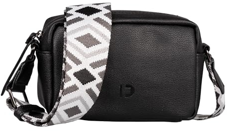 TOM TAILOR Denim Mena Damen Umhängetasche Handtasche Mittelgroß Schwarz