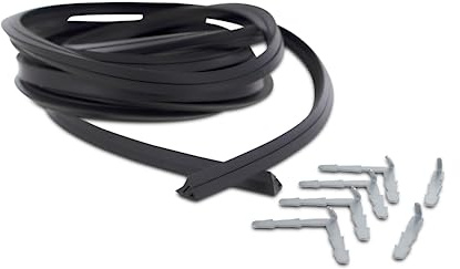 DEKAROX Junta universal para puerta de 3 m con 6 ganchos para hornos y cocinas, resistente al calor y duradera, fácil de montar, junta de horno apta para marcas como AEG, Bosch, Siemens, Whirlpool